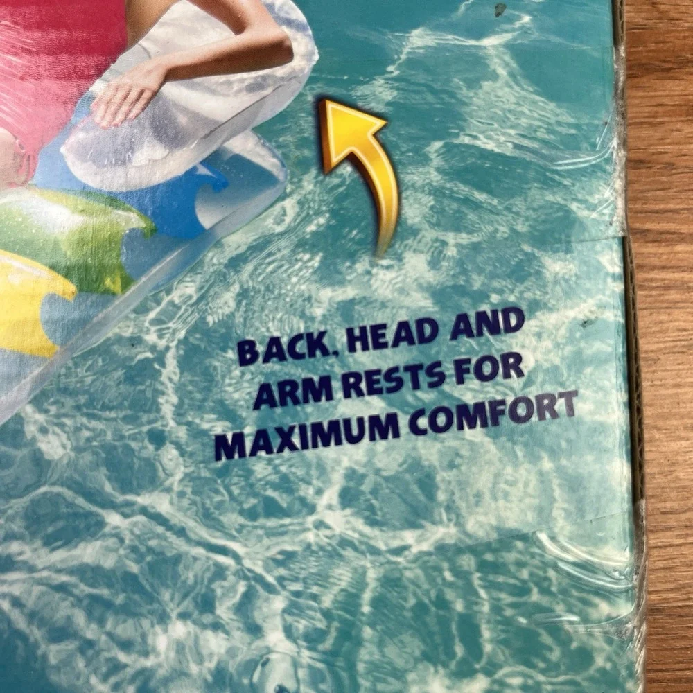 Bestway H2O Go! Kool‎ Lounge Inflatable Pool Raft Chair Float Adult NEW